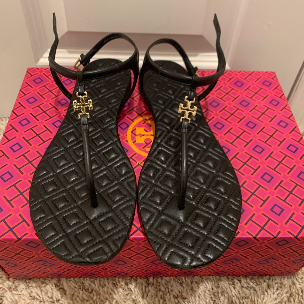 Tory Burch Marion Quilted Sandal